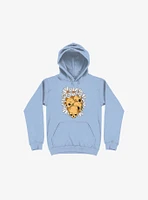 Skull Have Chance Light Blue Hoodie