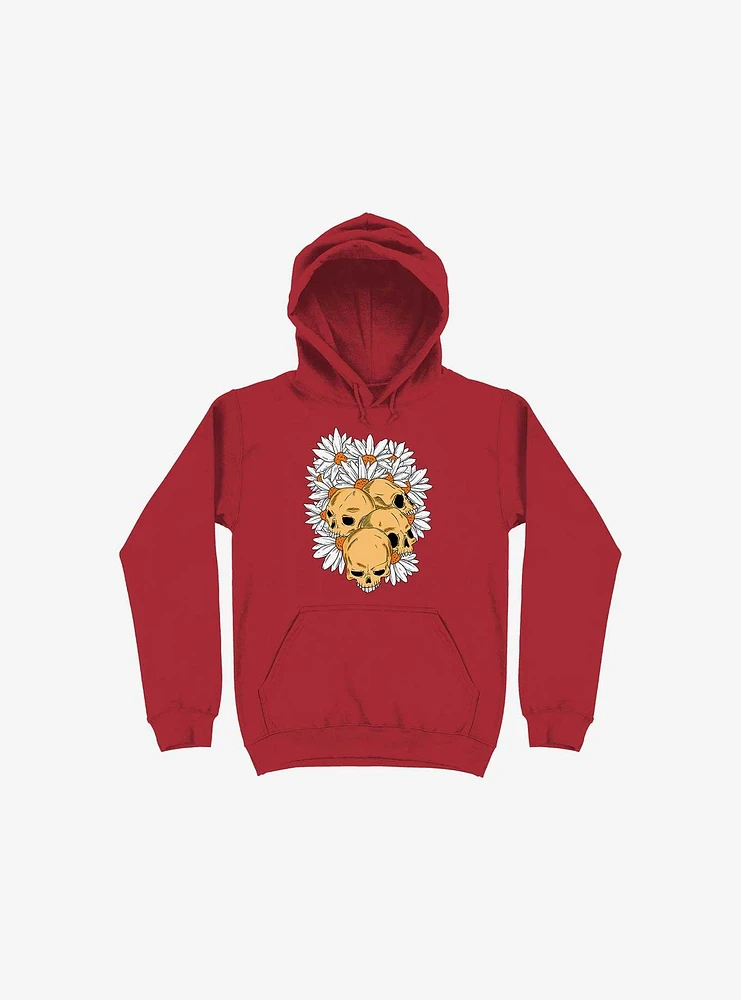 Skull Have Chance Red Hoodie