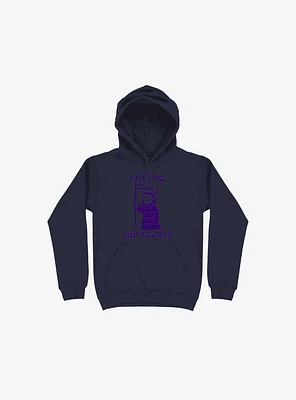 Surprise You're Dead Navy Blue Hoodie