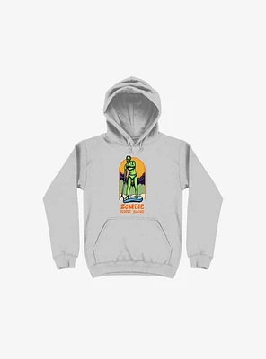 Zombie Paddle Board Silver Hoodie