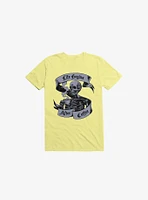 Beans & Bones Coffee Skeleton Corn Silk Yellow T-Shirt