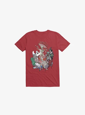 Celebration! Monsters Red T-Shirt