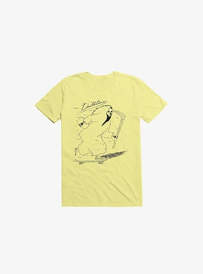 Deathline Reaper Corn Silk Yellow T-Shirt