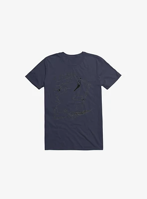Deathline Reaper Navy Blue T-Shirt