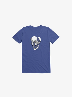 Dynamical Skull Royal Blue T-Shirt