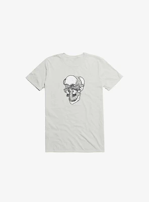 Dynamical Skull White T-Shirt