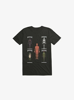 Human Anatomy Black T-Shirt