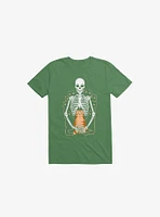 I Wish Was My Cat Skeleton Kelly Green T-Shirt