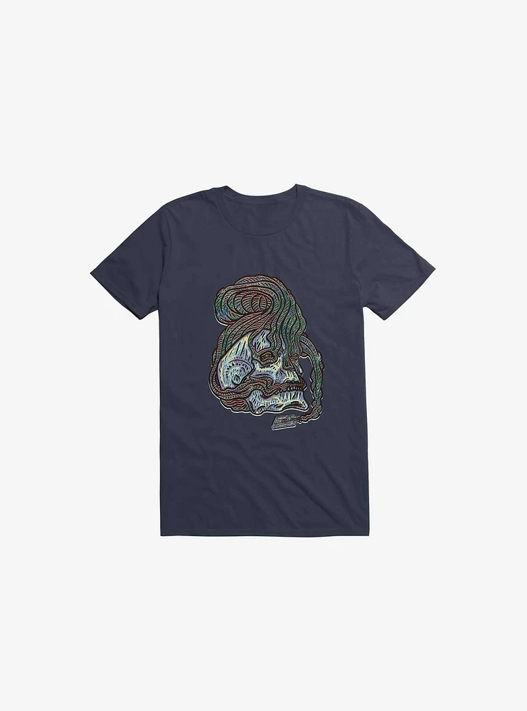 Love Bone Navy Blue T-Shirt