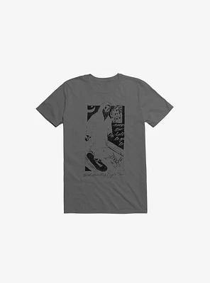 Nightclashh Skateboard Asphalt Grey T-Shirt