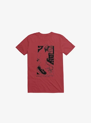 Nightclashh Skateboard Red T-Shirt