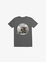 Race The Time Skull Asphalt Grey T-Shirt