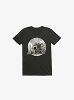 Race The Time Skull Black T-Shirt