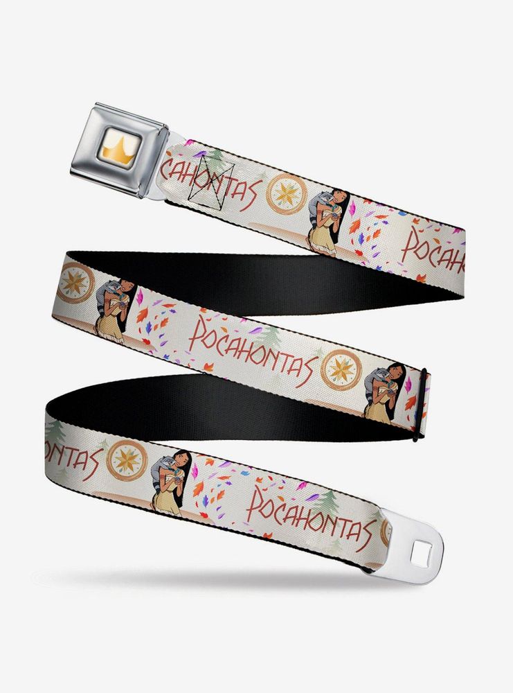 Disney Pocahontas And Meeko Compass Seatbelt Belt