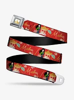 Disney Mulan Gazebo Flowers Seatbelt Belt