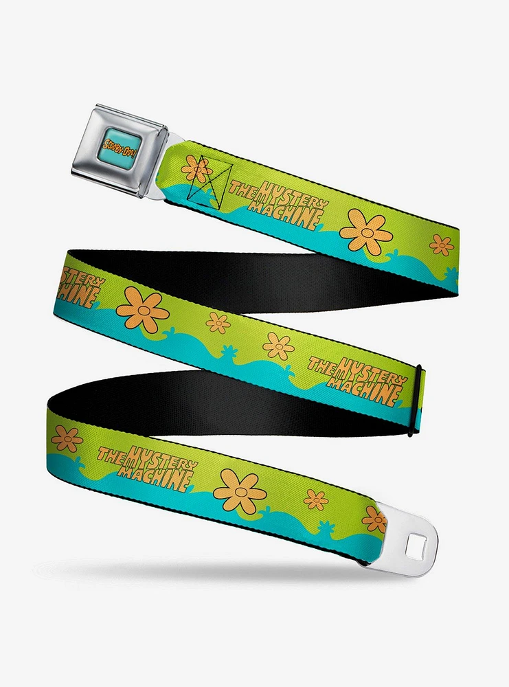 Scooby-Doo The Mystery Machine Paint Job Seatbelt Belt