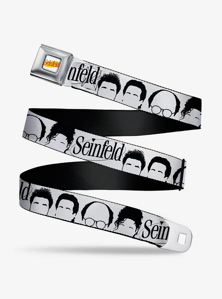 Seinfeld Cast Silhouettes Seatbelt Belt