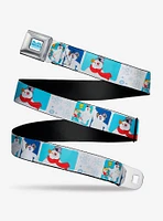 Frosty The Snowman Snowflakes Seatbelt Belt