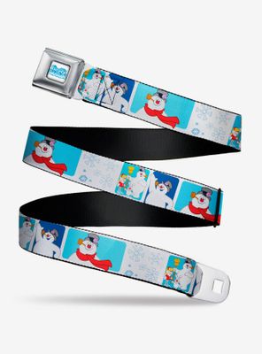 Frosty The Snowman Snowflakes Seatbelt Belt