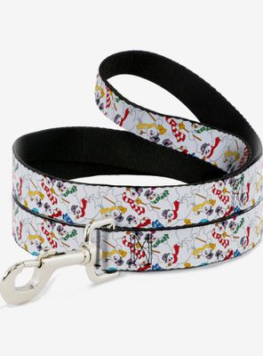 Frosty The Snowman Toss Print Dog Leash