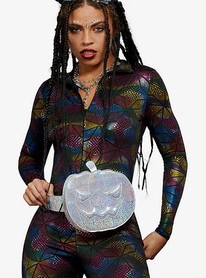 Holographic Pumpkin Fanny Pack