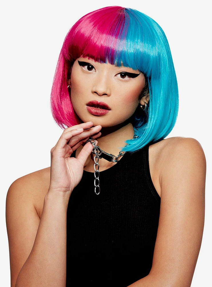 Manic Panic Blue Valentine Glam Doll Wig