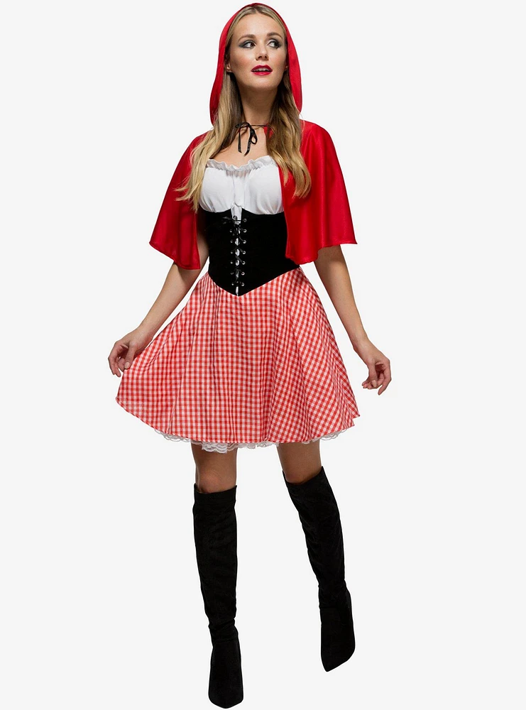 Red Riding Hood Corset Costume