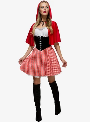 Red Riding Hood Corset Costume