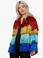 Tinsel Party Jacket Rainbow