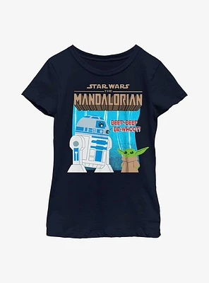 Star Wars The Mandalorian Old Pals Youth Girls T-Shirt