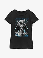 Star Wars General Grievous Tri Panel Youth Girls T-Shirt