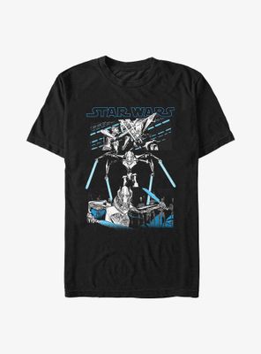 Star Wars General Grievous Tri Panel T-Shirt