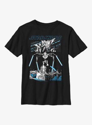 Star Wars General Grievous Tri Panel Youth T-Shirt