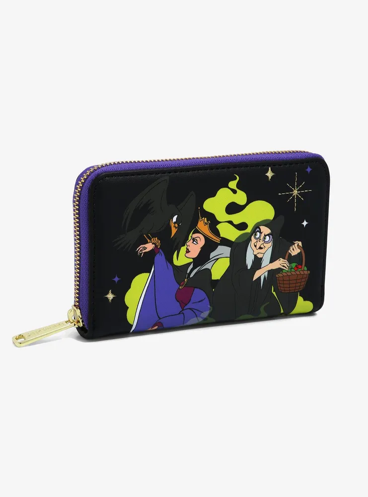 Loungefly Disney Snow White and the Seven Dwarfs Evil Queen Zip Wallet - BoxLunch Exclusive