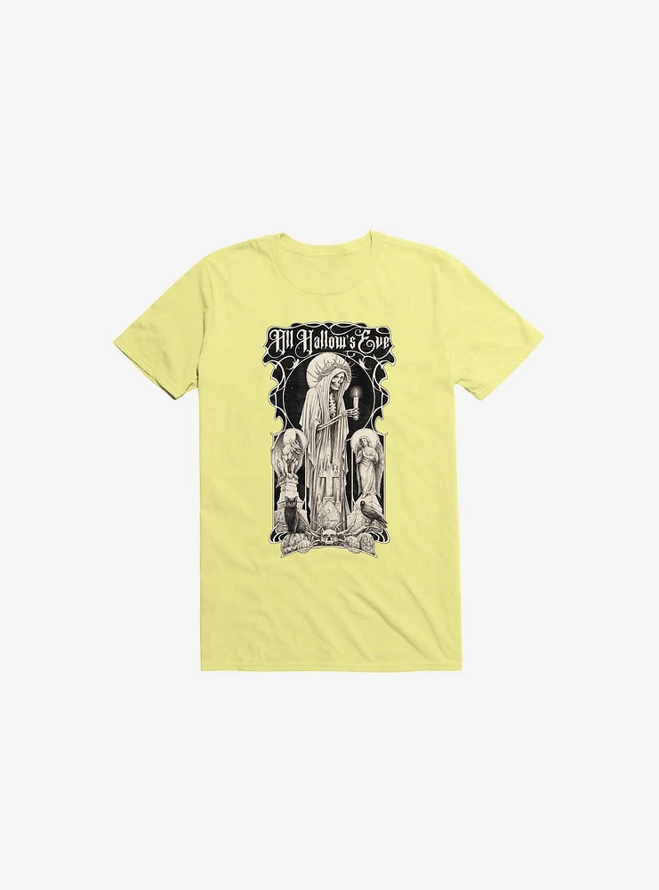 All Hallow's Eve Corn Silk Yellow T-Shirt