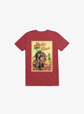 Aloha Time Red T-Shirt