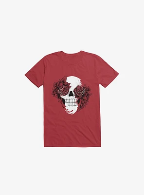 Bloom Skull Red T-Shirt