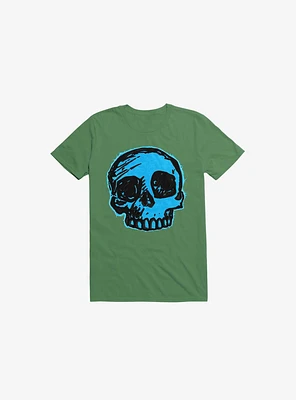 Blue Skull Kelly Green T-Shirt