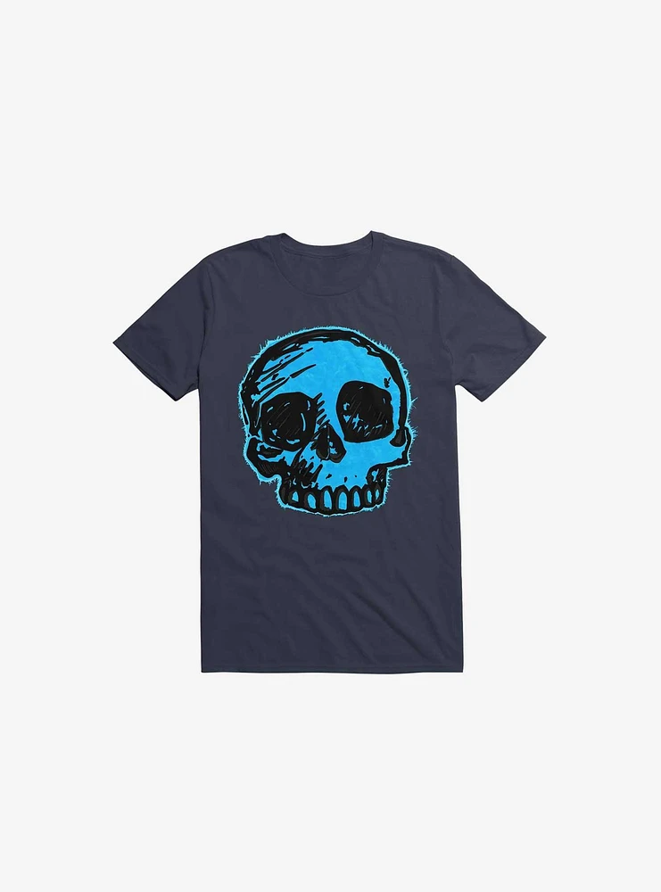 Blue Skull Navy T-Shirt