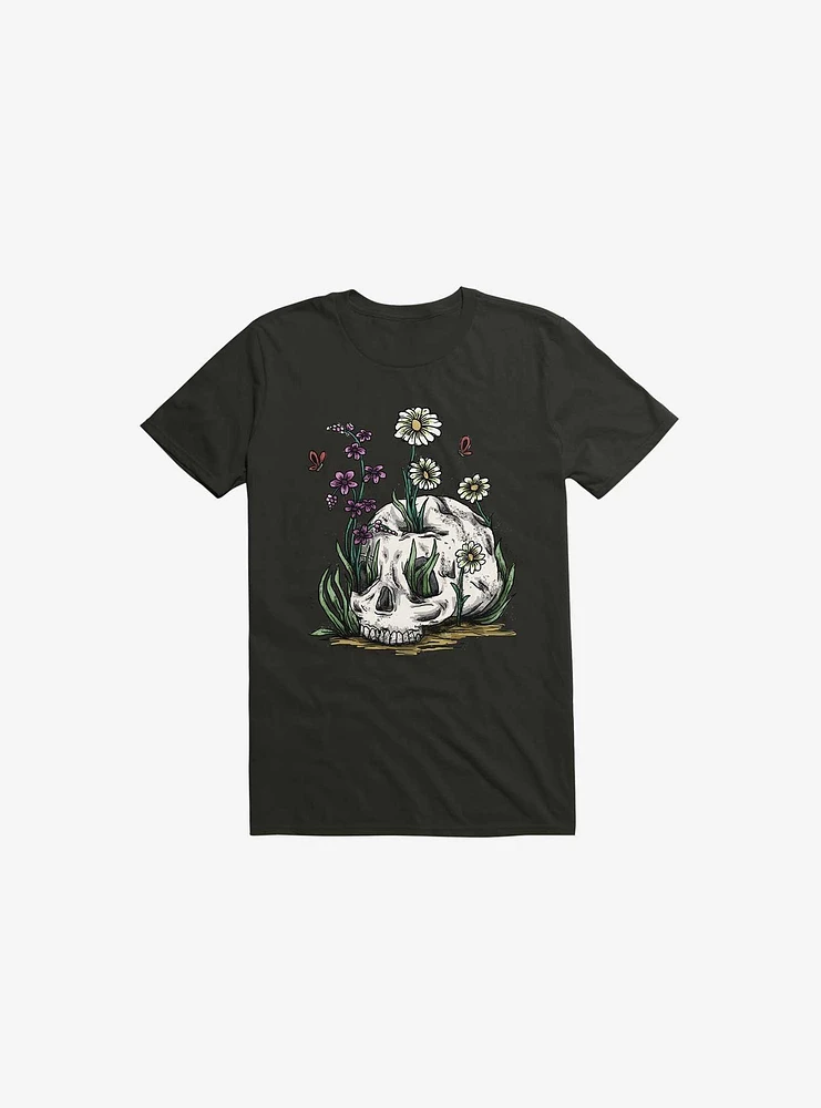 Growth Skull Black T-Shirt