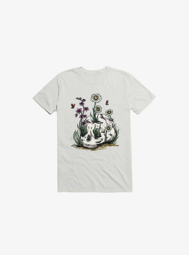 Growth Skull White T-Shirt