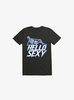 Hello Sexy Skeleton Black T-Shirt