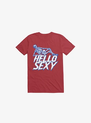 Hello Sexy Skeleton Red T-Shirt