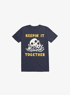 Keepin It Together Bones Navy Blue T-Shirt