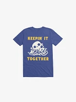 Keepin It Together Bones Royal Blue T-Shirt