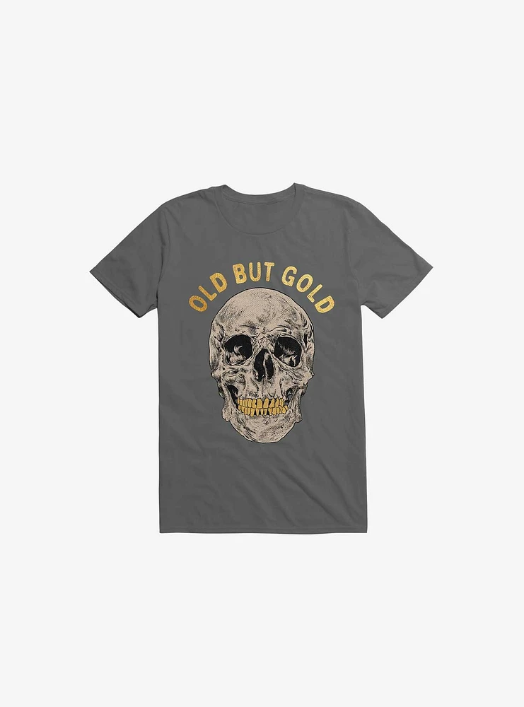 Old But Gold Skull Asphalt Grey T-Shirt