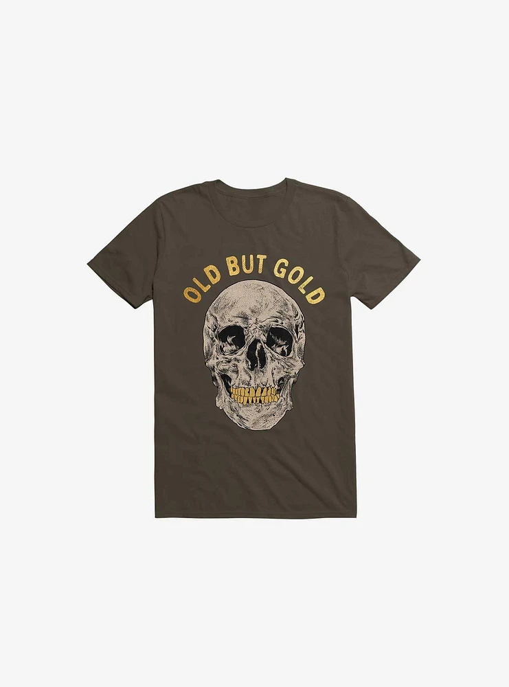 Old But Gold Skull Brown T-Shirt