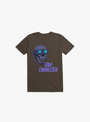 Stay_Connected 2.0 Brown T-Shirt