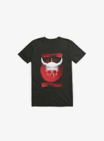 White Trippy Viking Helmet Smears T-Shirt