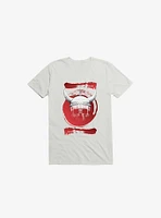 White Trippy Viking Helmet Smears T-Shirt